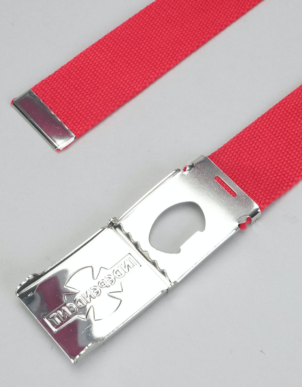 Independent Clipped Belt - Cardinal Red