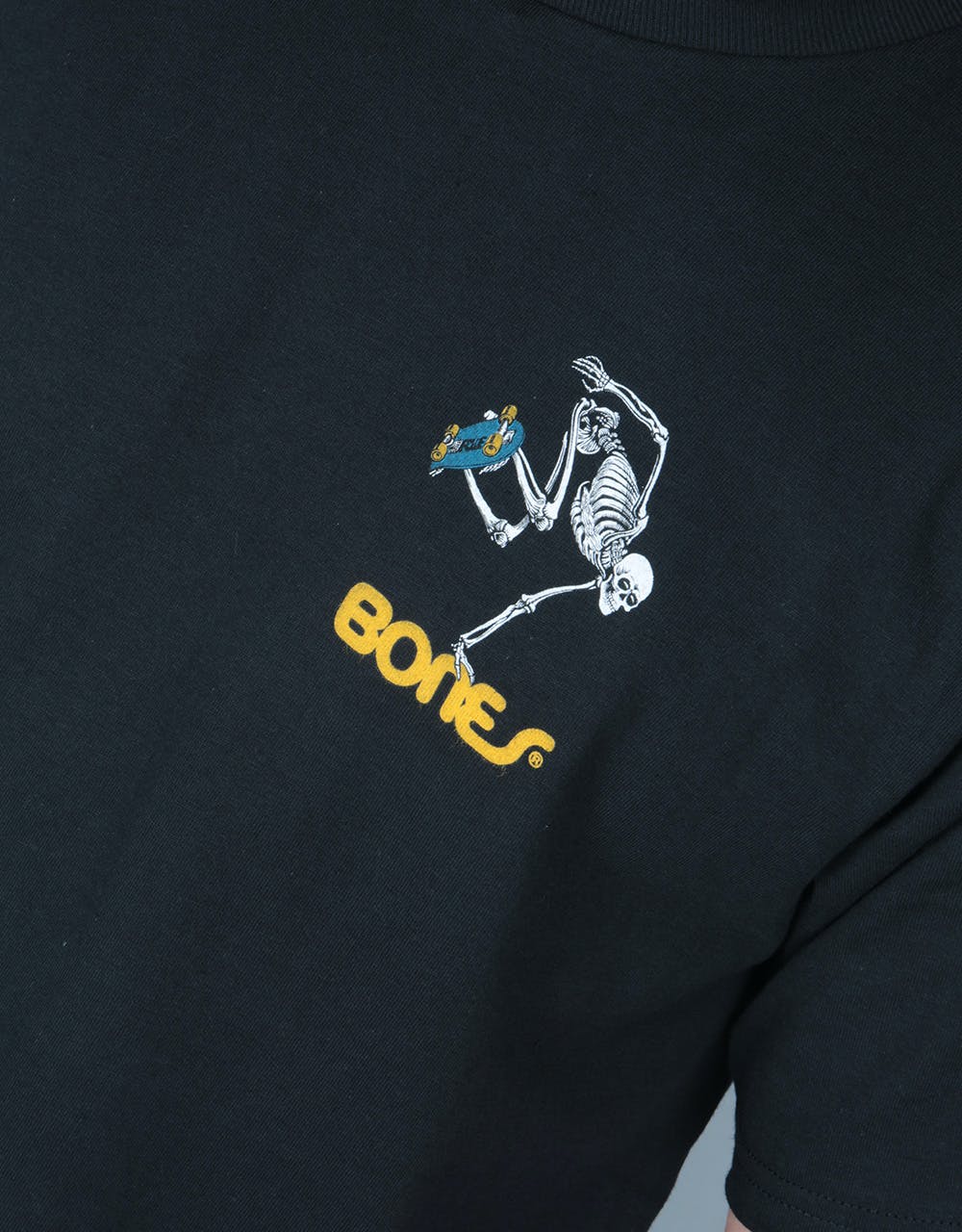 Powell Peralta Skateboard Skeleton T-Shirt - Black