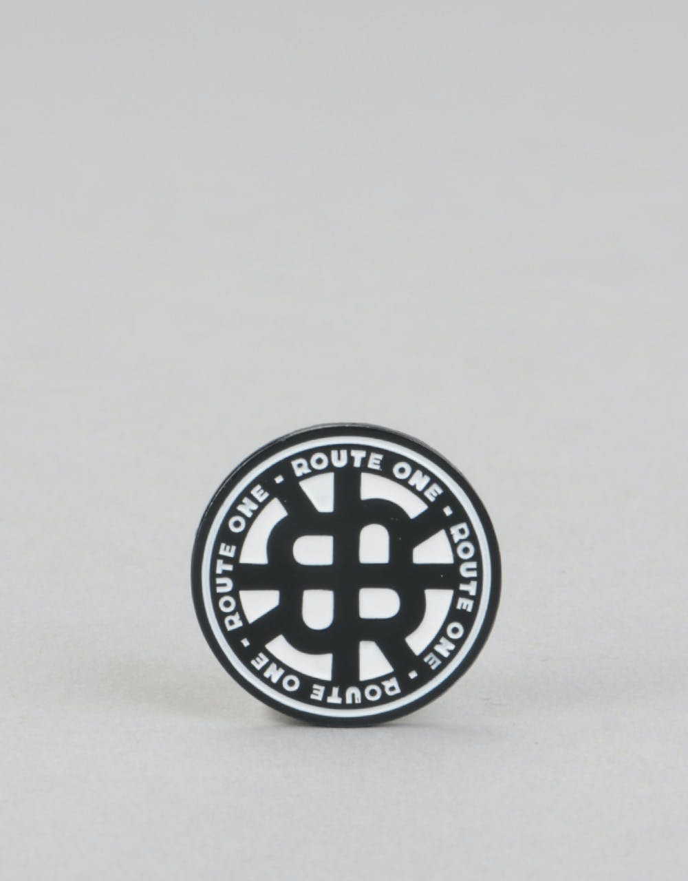 Route One Stamp Logo Pin