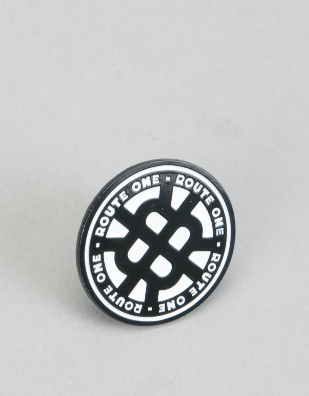 Route One Stamp Logo Pin