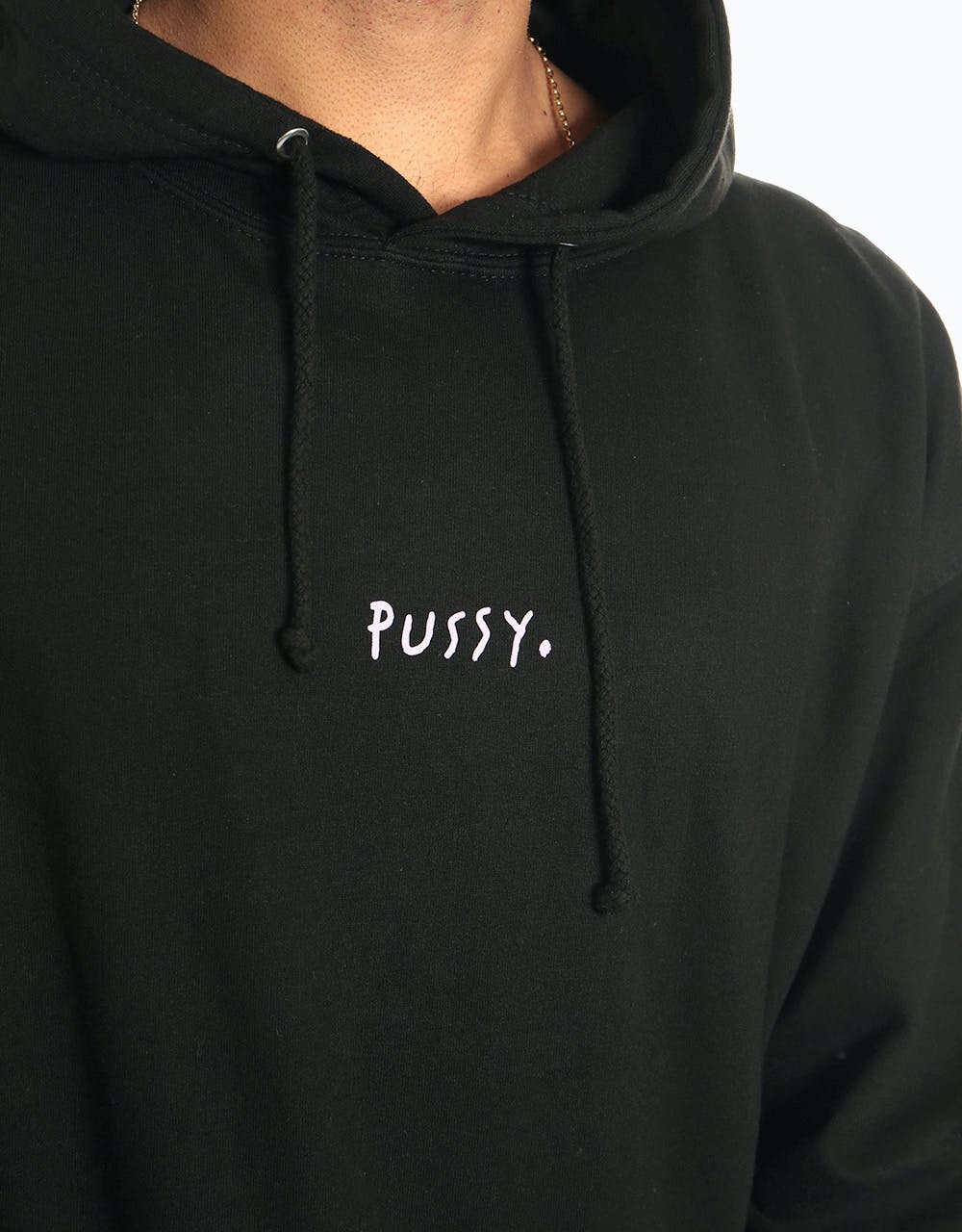 Route One Pussy Pullover Hood - Black