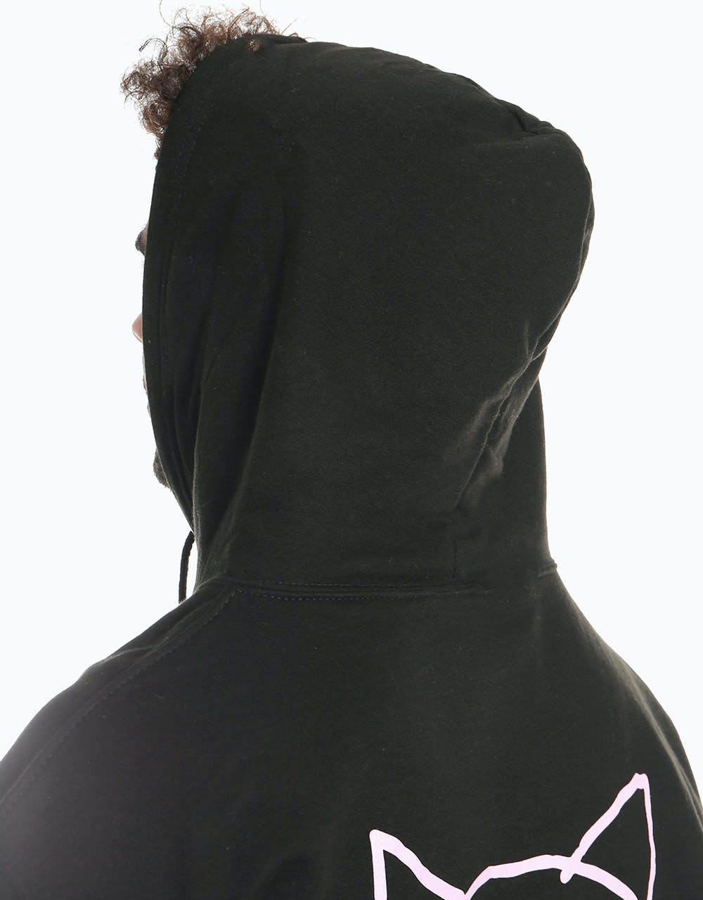 Route One Pussy Pullover Hood - Black
