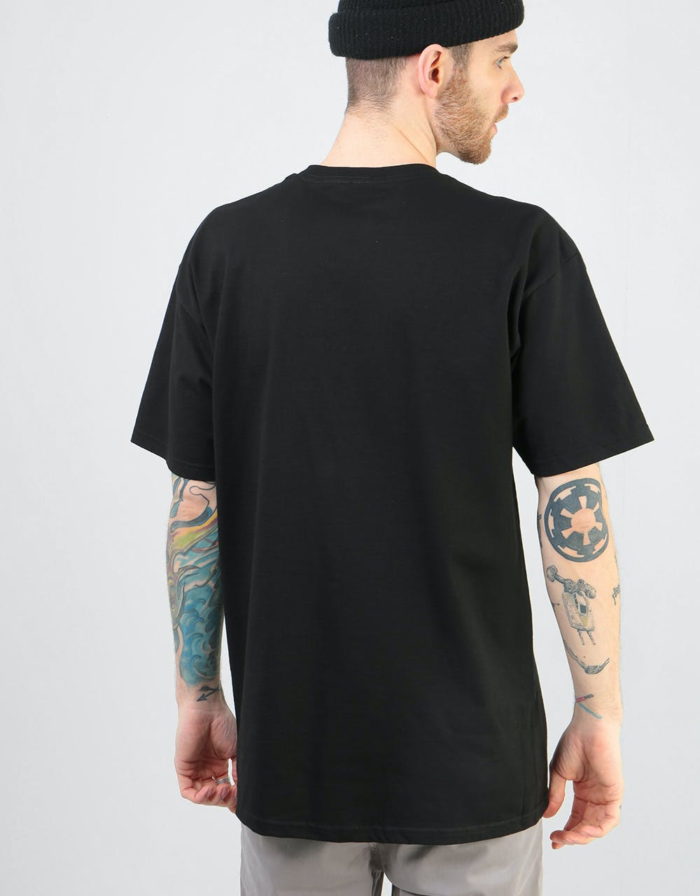 Zero Single Skull T-Shirt - Black/White