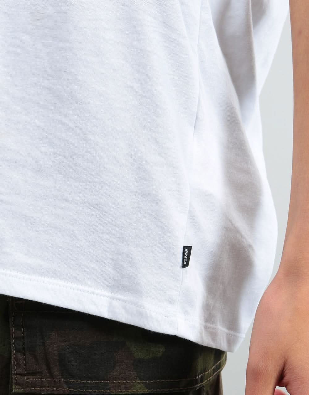 Nike SB Womens Oversized Logo T-Shirt - White/Elemental Pink