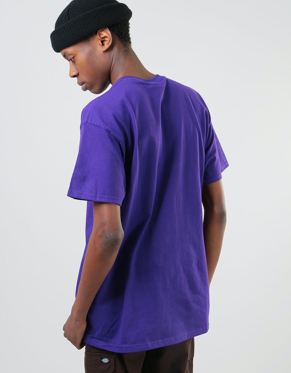 Thrasher Flame T-Shirt - Purple