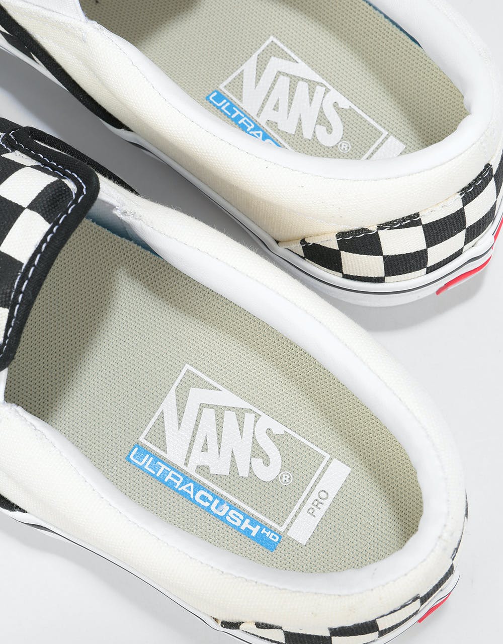 Vans Slip-On Pro Skate Shoes - (Checkerboard) Black/White