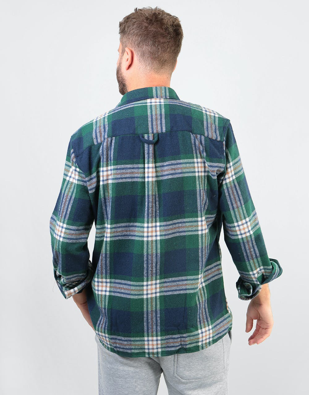 Route One Flannel Shirt - Green/Multi