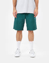 Route One Classic Clip Shorts - Storm Green