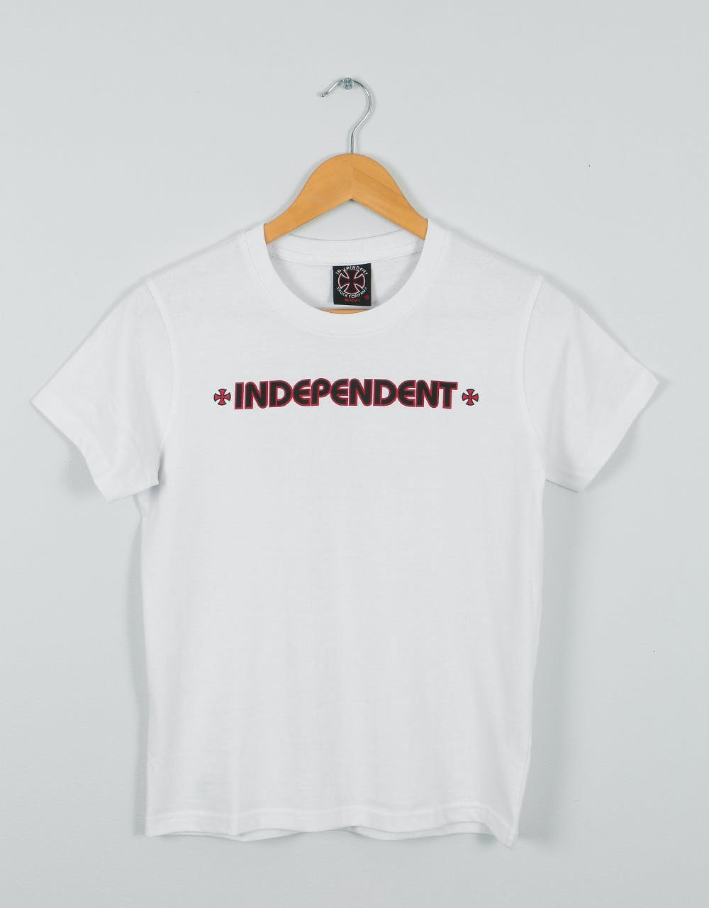 Independent Bar Cross Kids T-Shirt - White