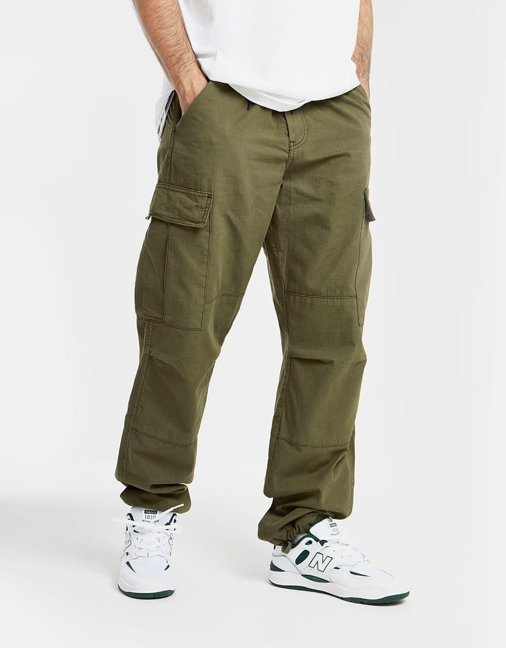 Cailyn Japanese Satin Cargo Pant - Army Green | rag & bone