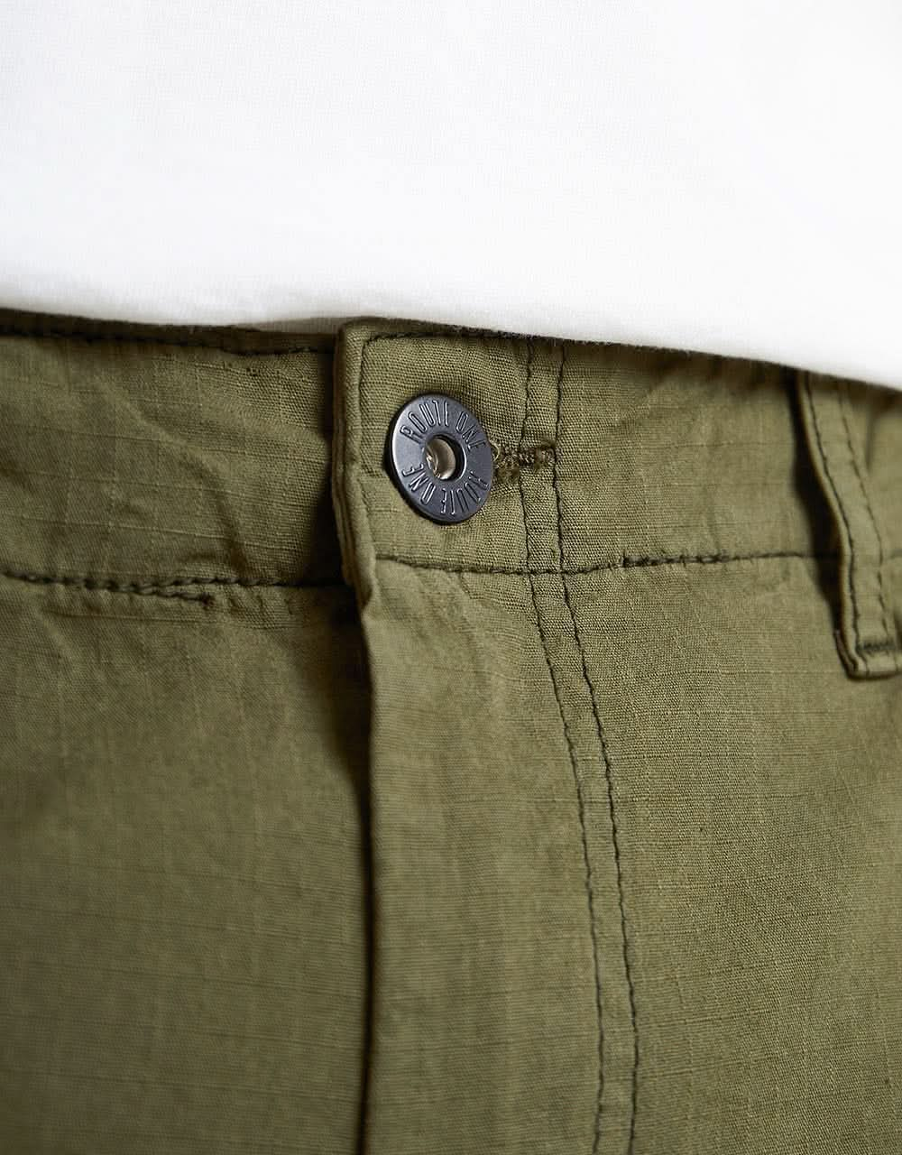 Route One Cargo Pants - Olive