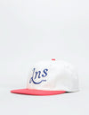 Lovenskate LNS Snapback Cap - White/Red