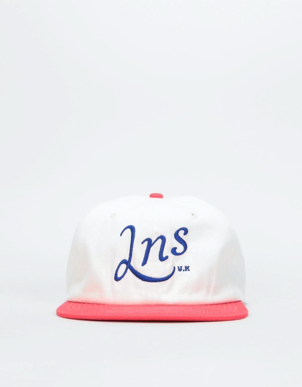 Lovenskate LNS Snapback Cap - White/Red