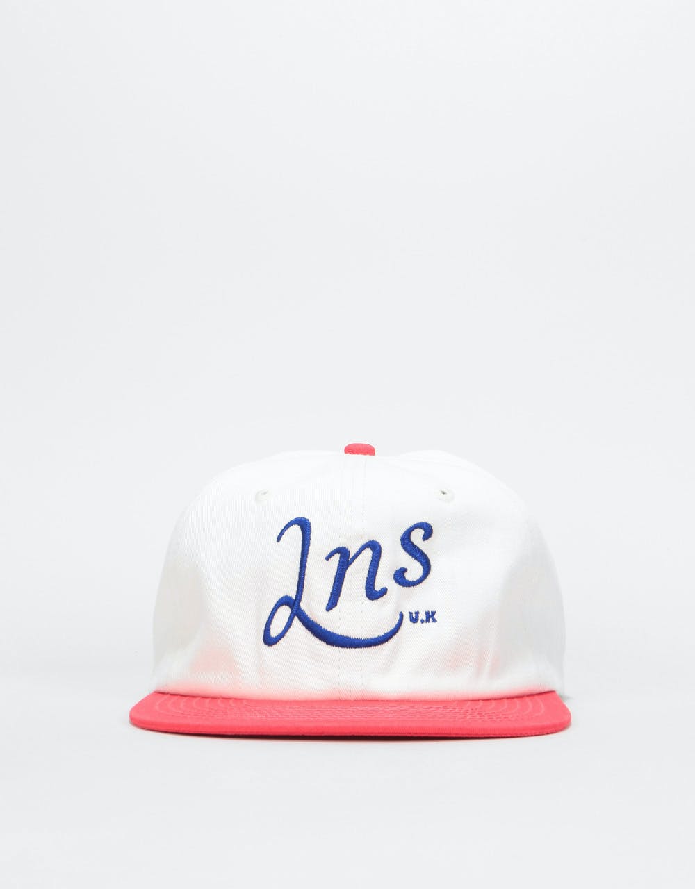 Lovenskate LNS Snapback Cap - White/Red