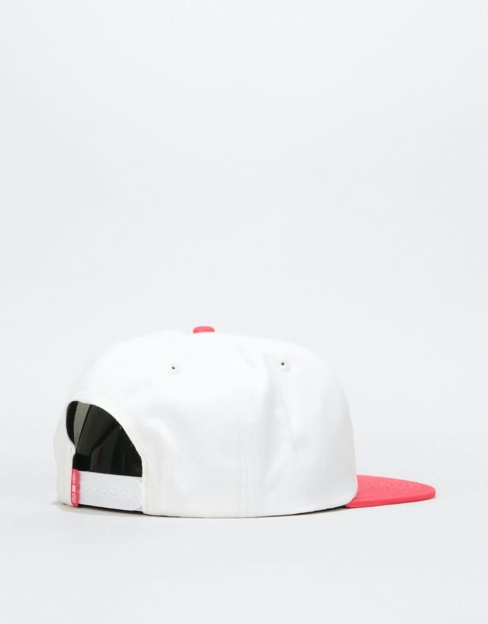 Lovenskate LNS Snapback Cap - White/Red