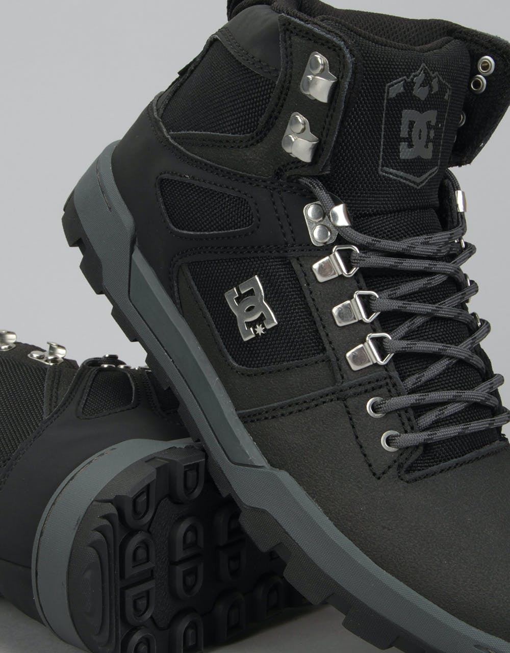 DC Spartan High WR Boots - Black/Black/Dark Grey
