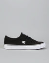 DC Trase TX Skate Shoes - Black/White