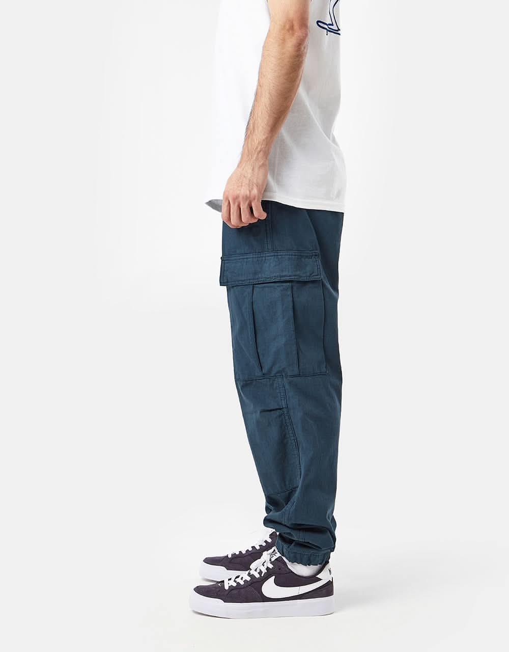 Route One Cargo Pants - Navy