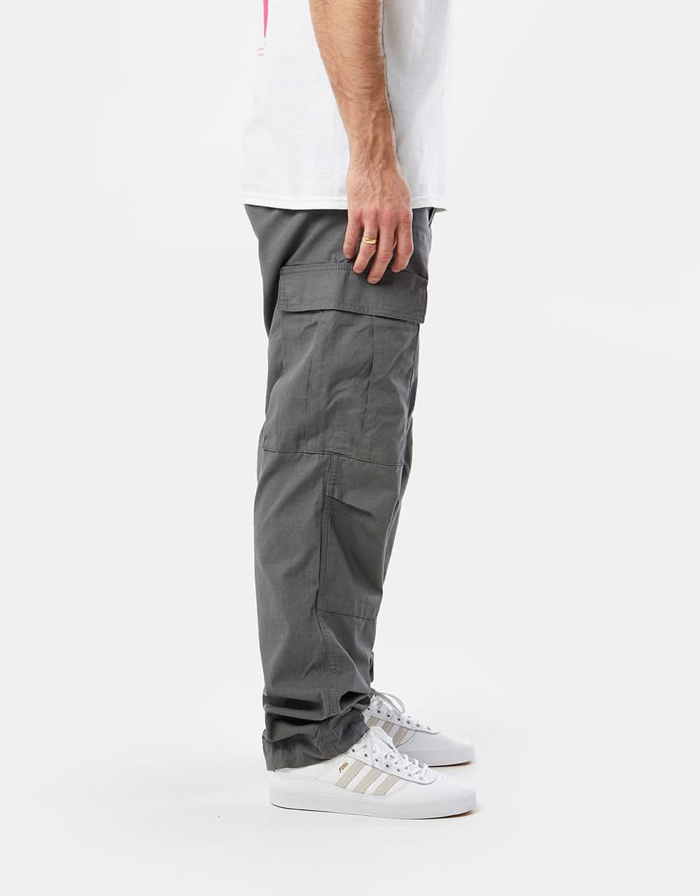 Route One Cargo Pants - Charcoal