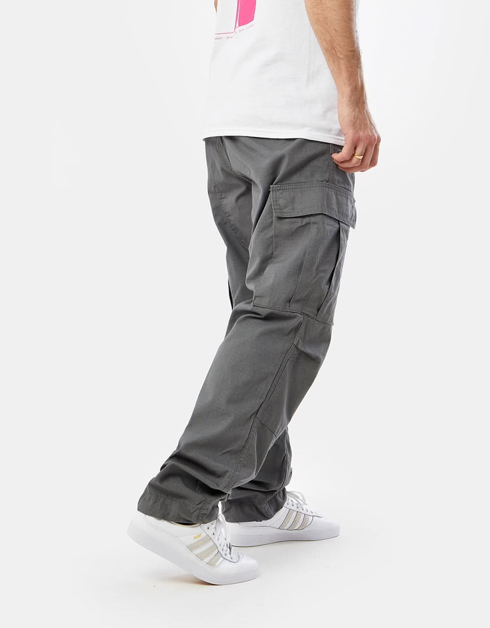 Route One Cargo Pants - Charcoal