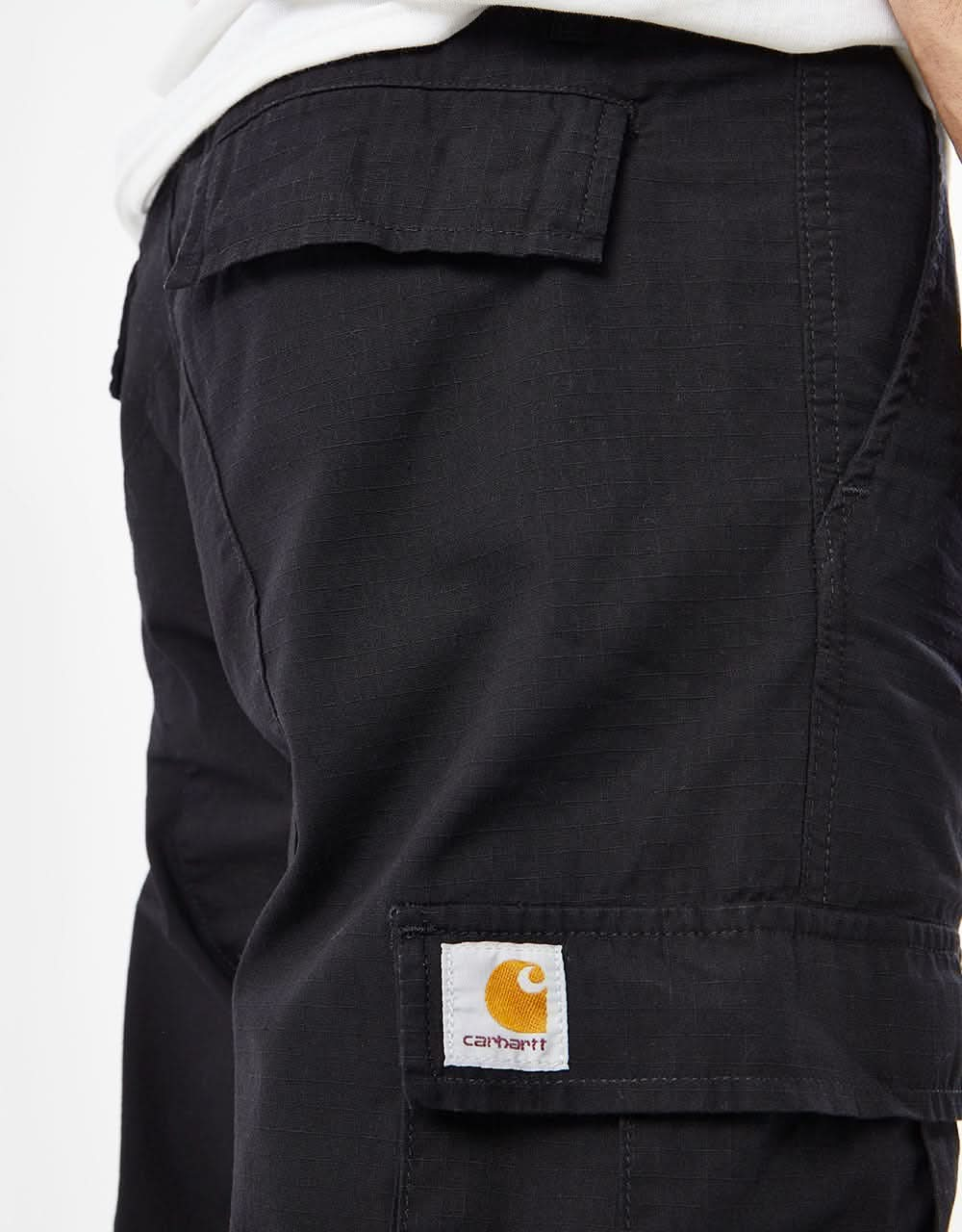 Carhartt WIP Aviation Pant - Black (Rinsed)