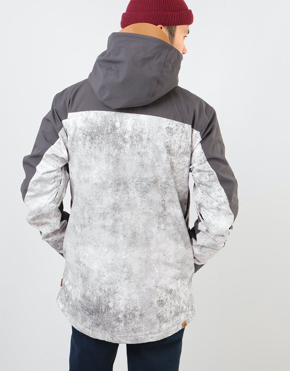 Sessions Ransack Insulated Snowboard Jacket - Dark Grey/Concrete