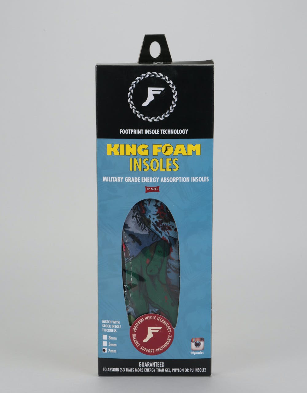 Footprint Jaws Zombie King Foam 7mm Hi-Profile Insoles