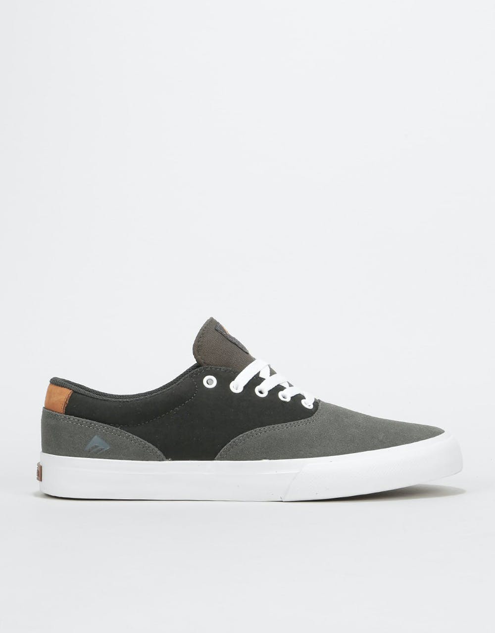 Emerica Provost Slim Vulc Skate Shoes - Grey/Dark Grey/Gold