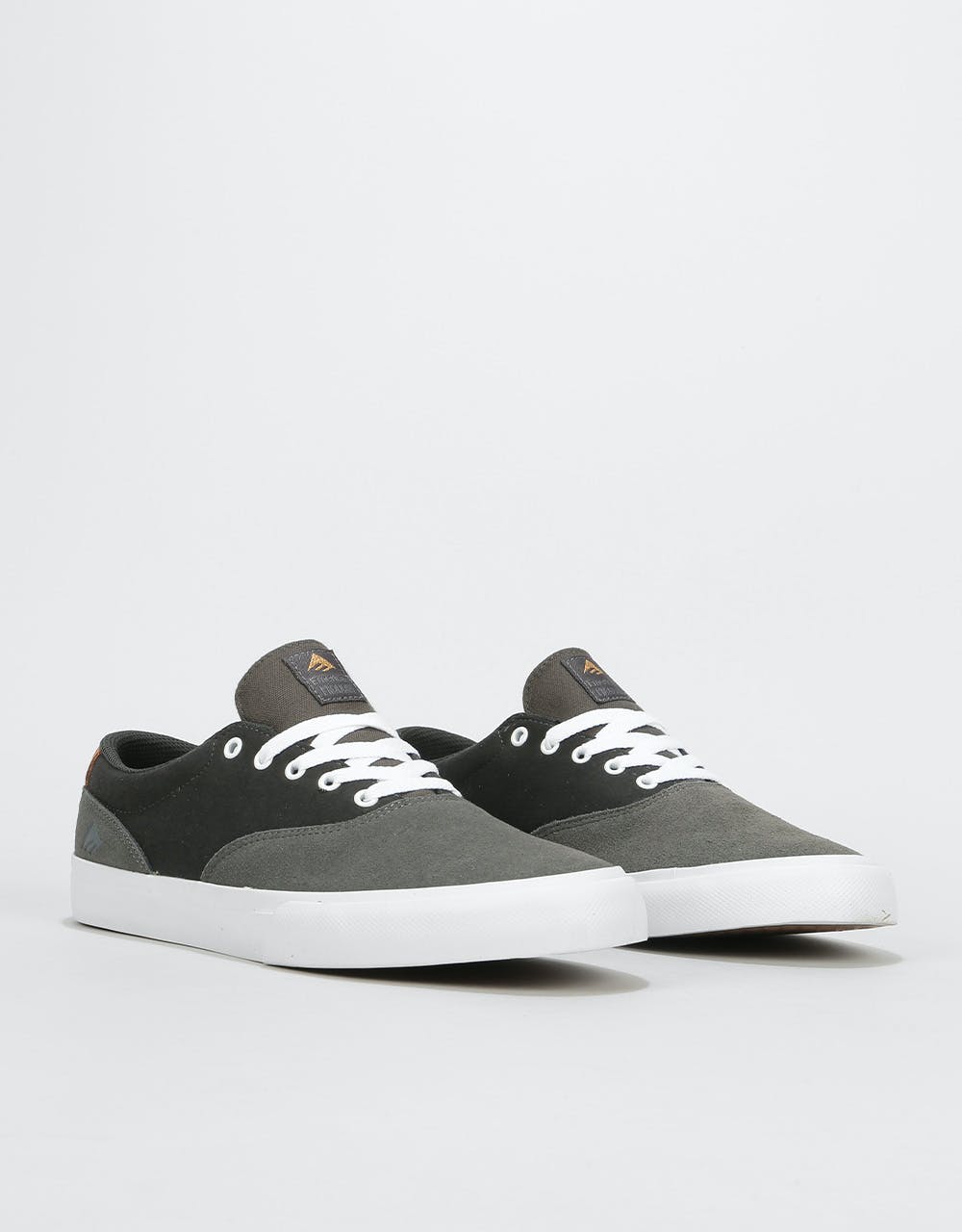 Emerica Provost Slim Vulc Skate Shoes - Grey/Dark Grey/Gold