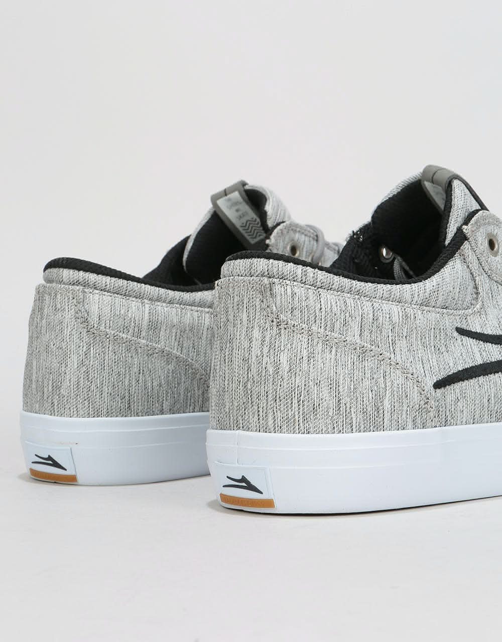 Lakai Griffin Skate Shoes - Grey/Black Textile