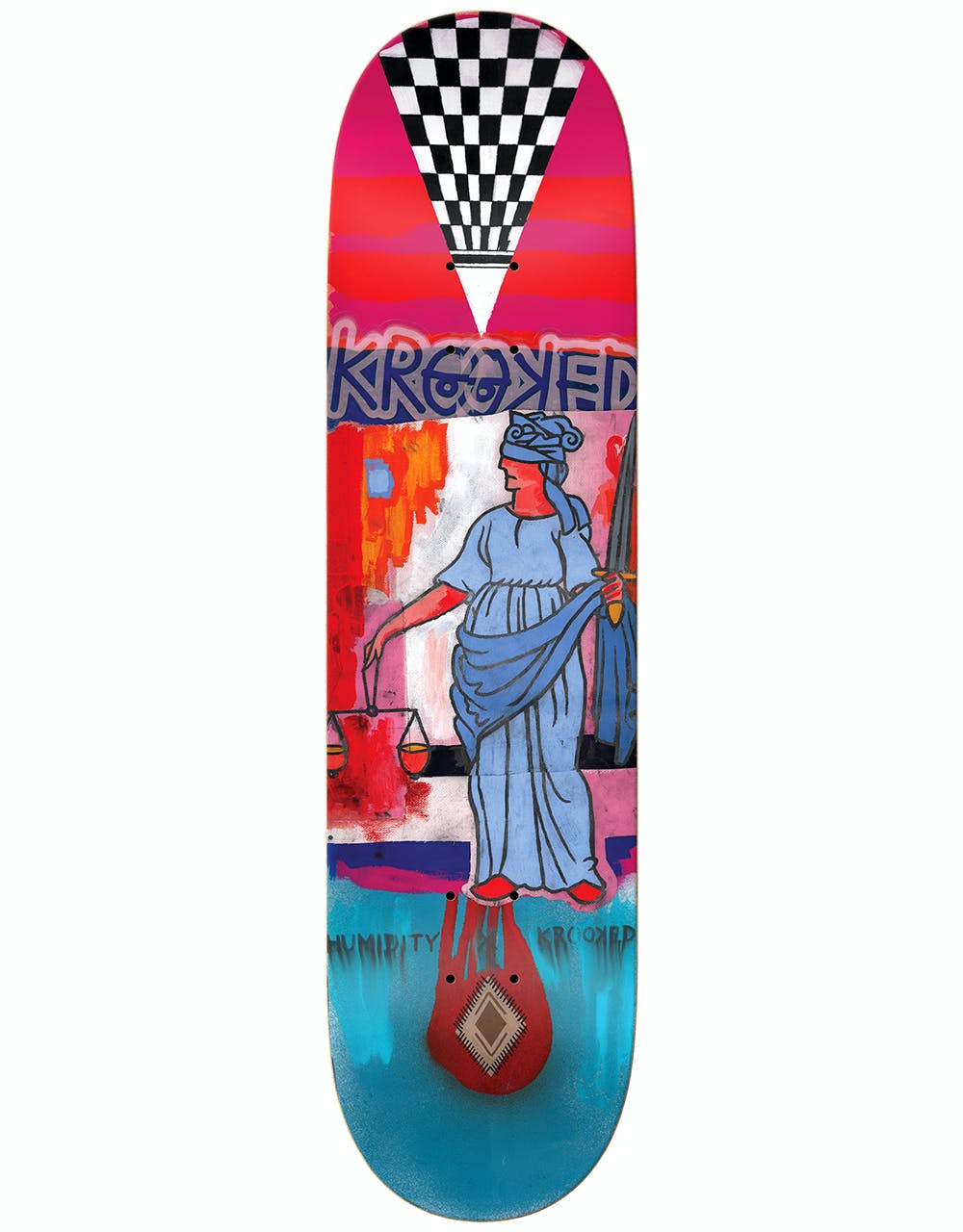 Krooked x Humidity Skateboard Deck - 8.25"