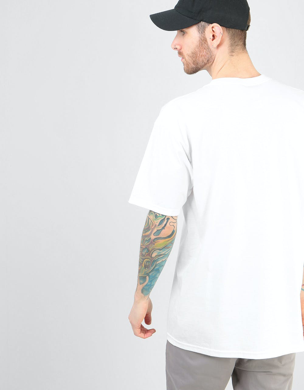 Zero Single Skull T-Shirt - White/Black