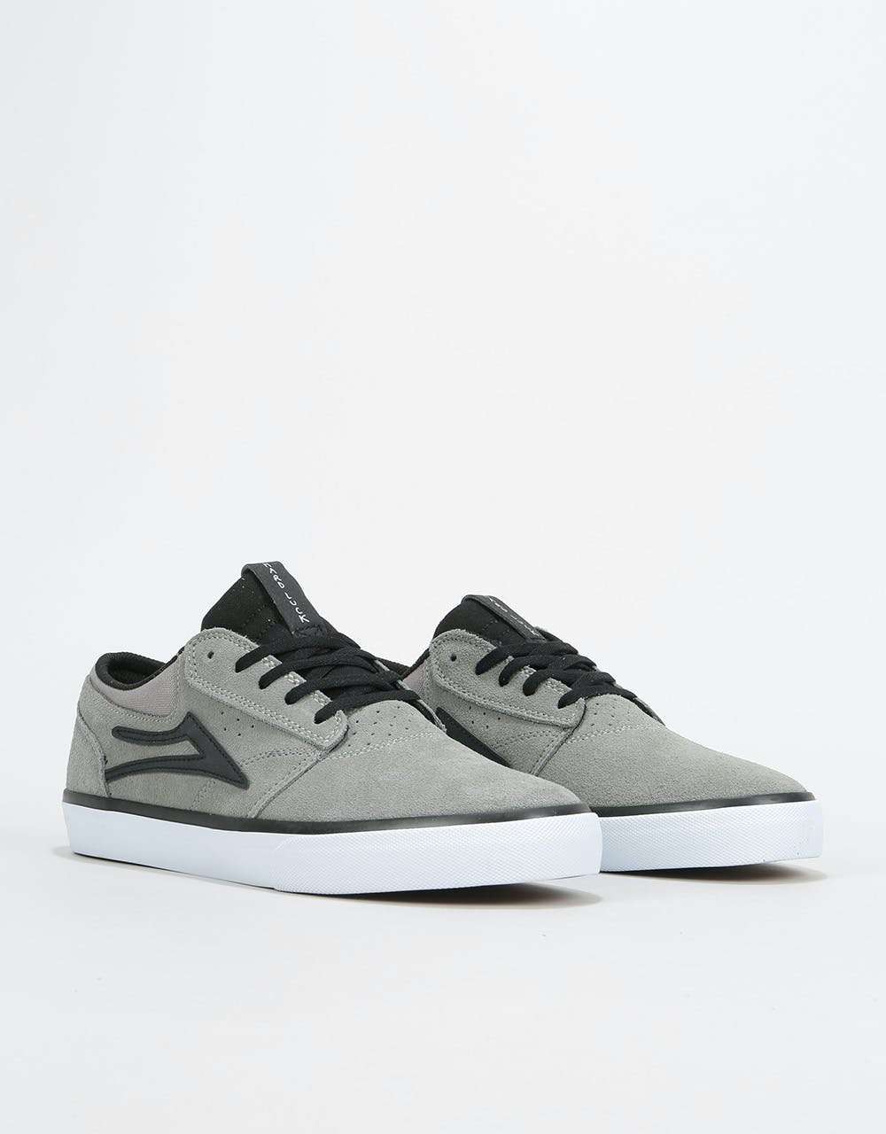 Lakai x Hard Luck Griffin Skate Shoes - Grey/Black Suede