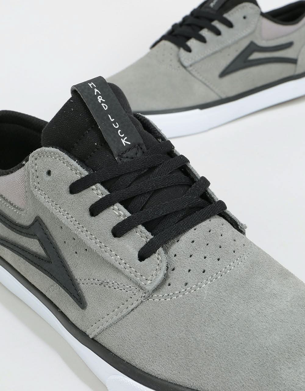Lakai x Hard Luck Griffin Skate Shoes - Grey/Black Suede