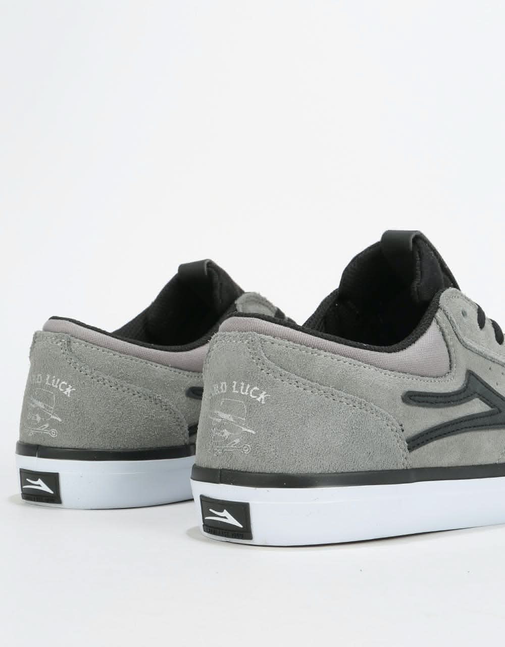 Lakai x Hard Luck Griffin Skate Shoes - Grey/Black Suede