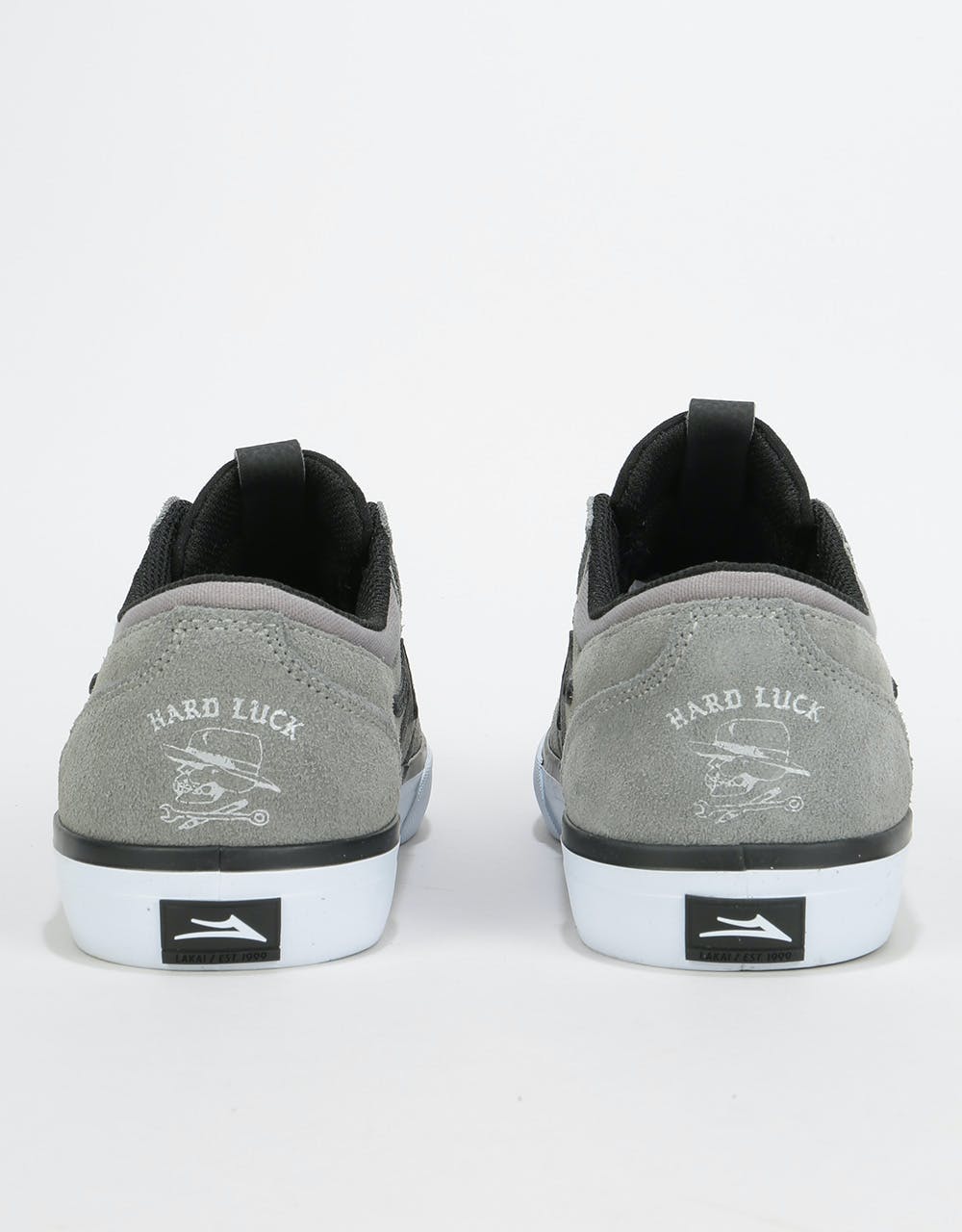 Lakai x Hard Luck Griffin Skate Shoes - Grey/Black Suede