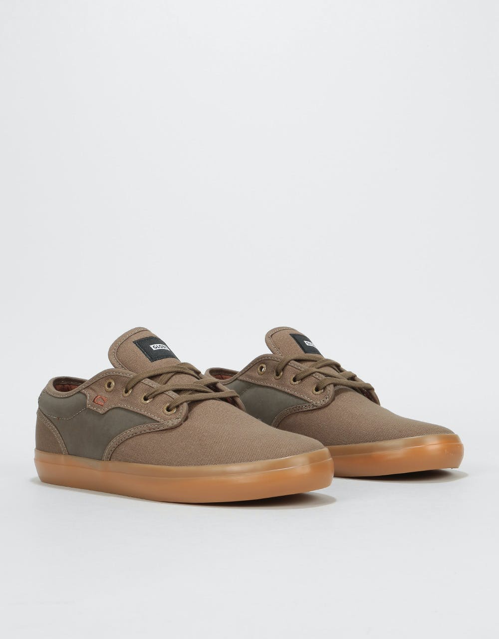 Globe Motley Skate Shoes - Olive Brown/Gum