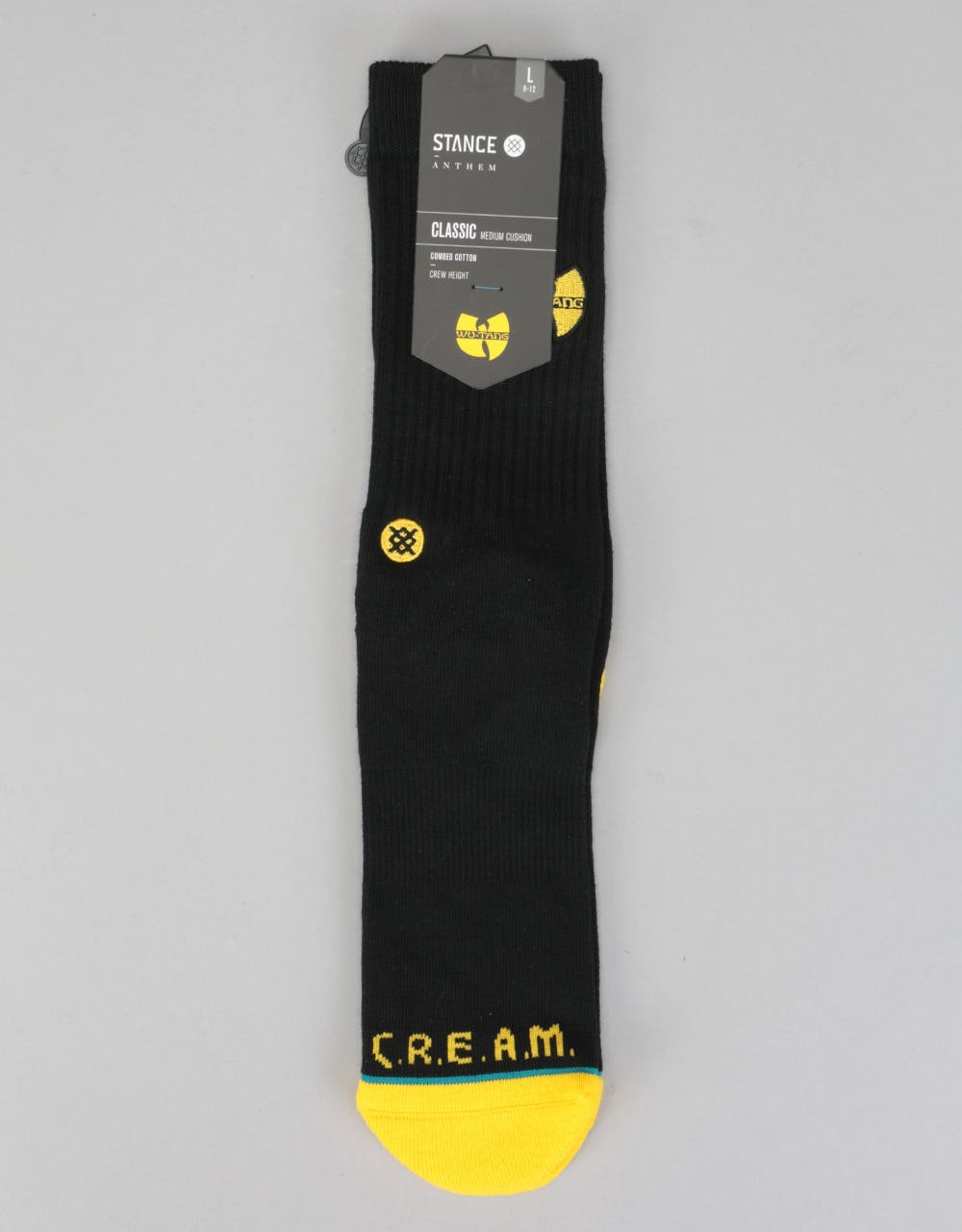 Stance x Wu-Tang Patch Classic Crew Socks - Black