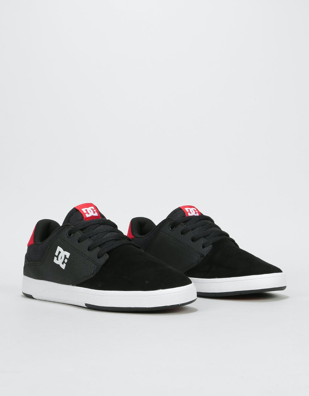DC Plaza TCS Skate Shoes - Black/Athletic Red