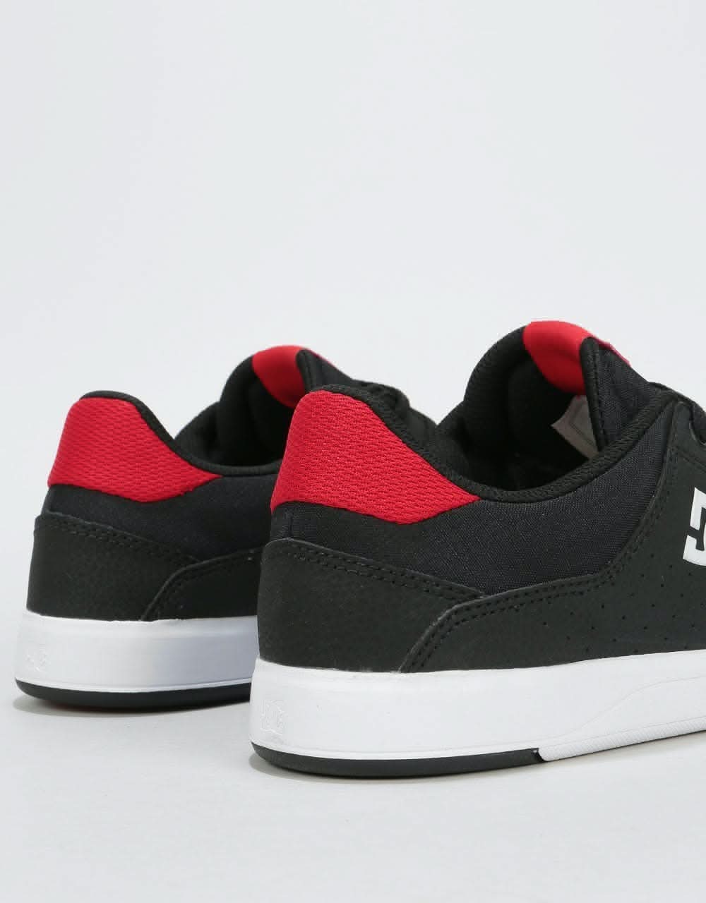 DC Plaza TCS Skate Shoes - Black/Athletic Red