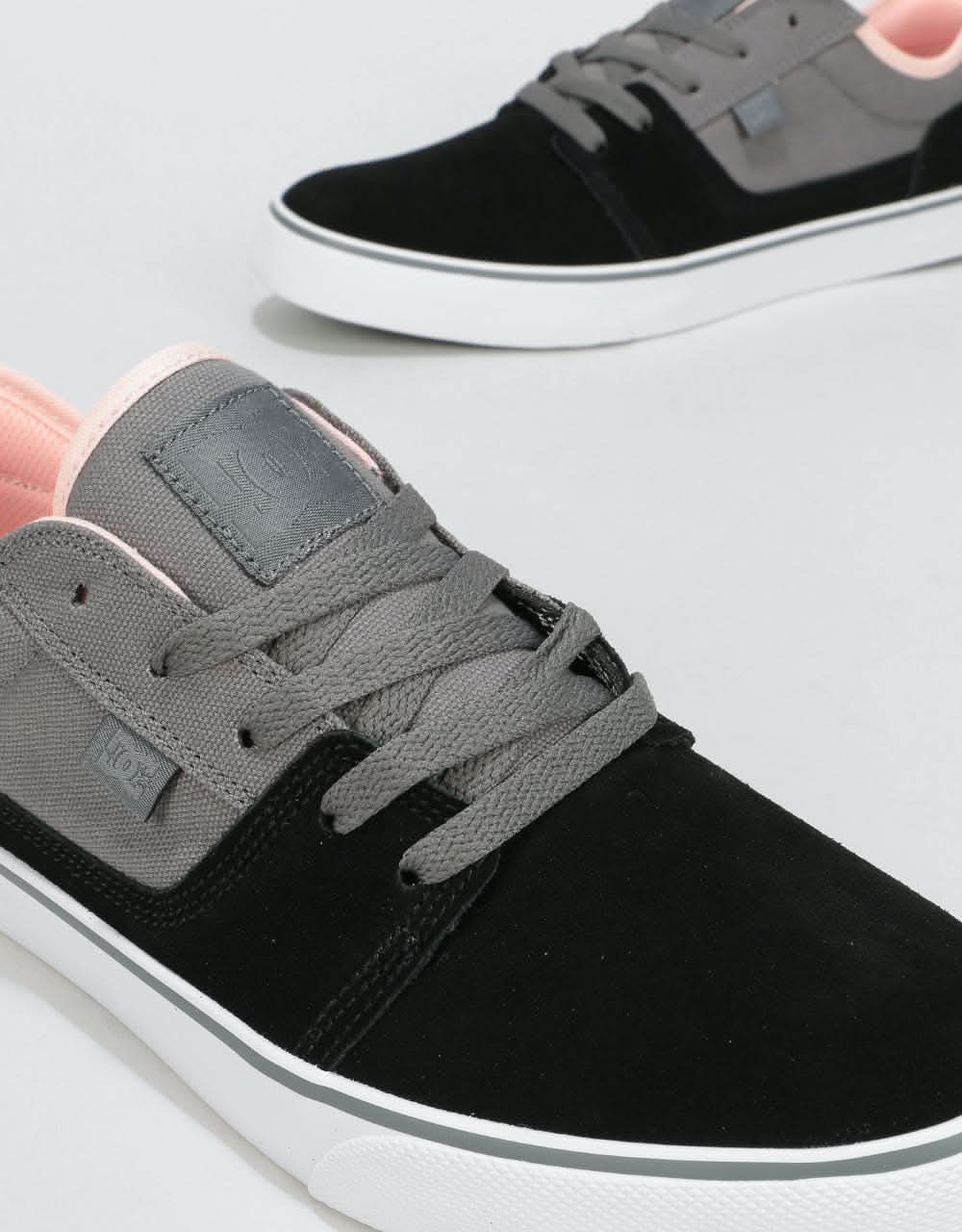 DC Tonik Skate Shoes - Grey/Pink