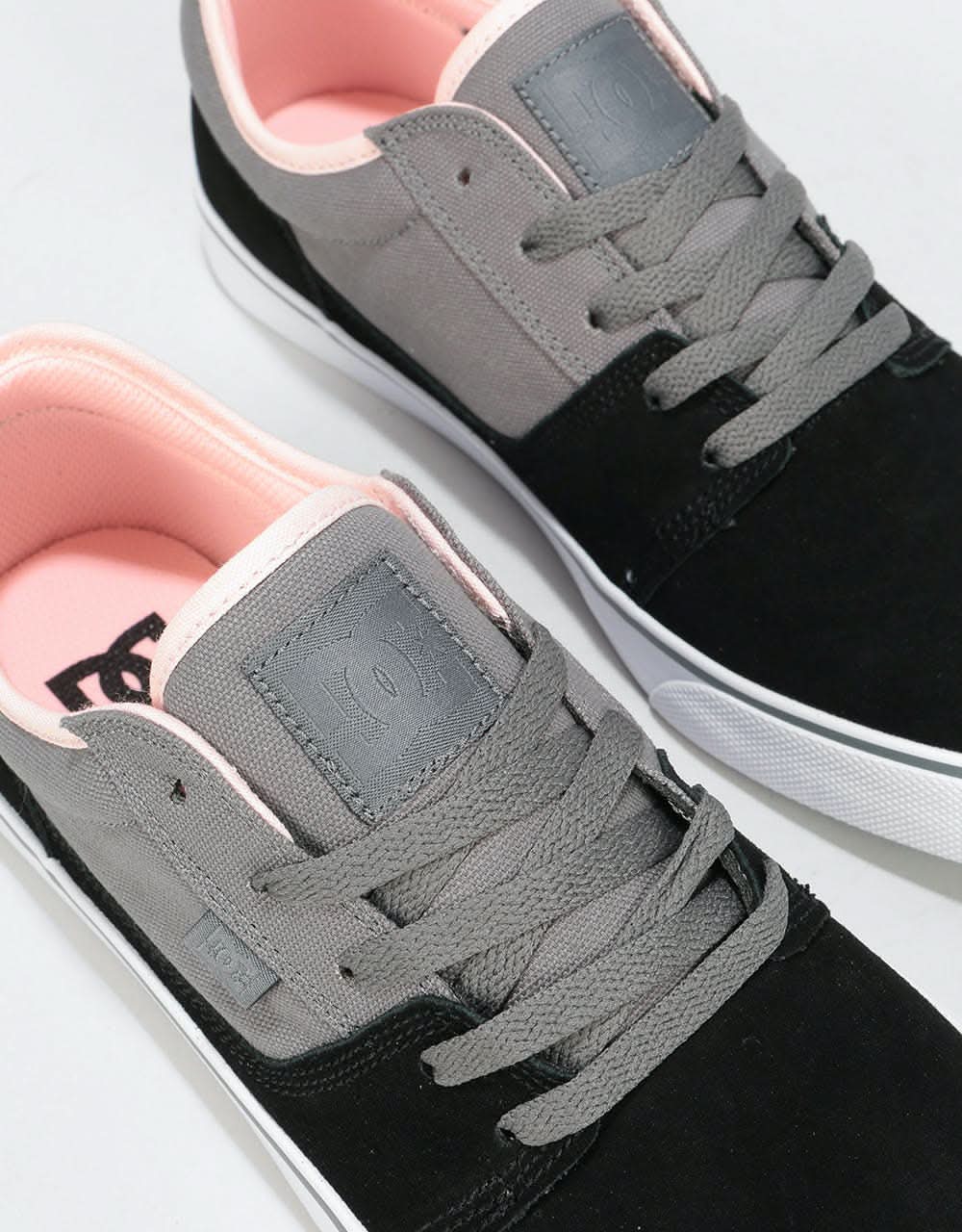 DC Tonik Skate Shoes - Grey/Pink