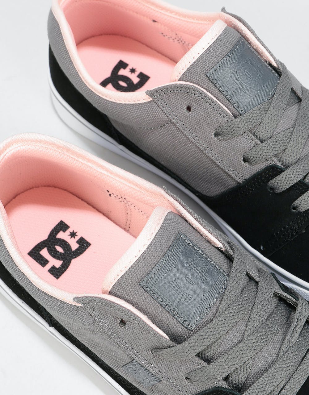 DC Tonik Skate Shoes - Grey/Pink