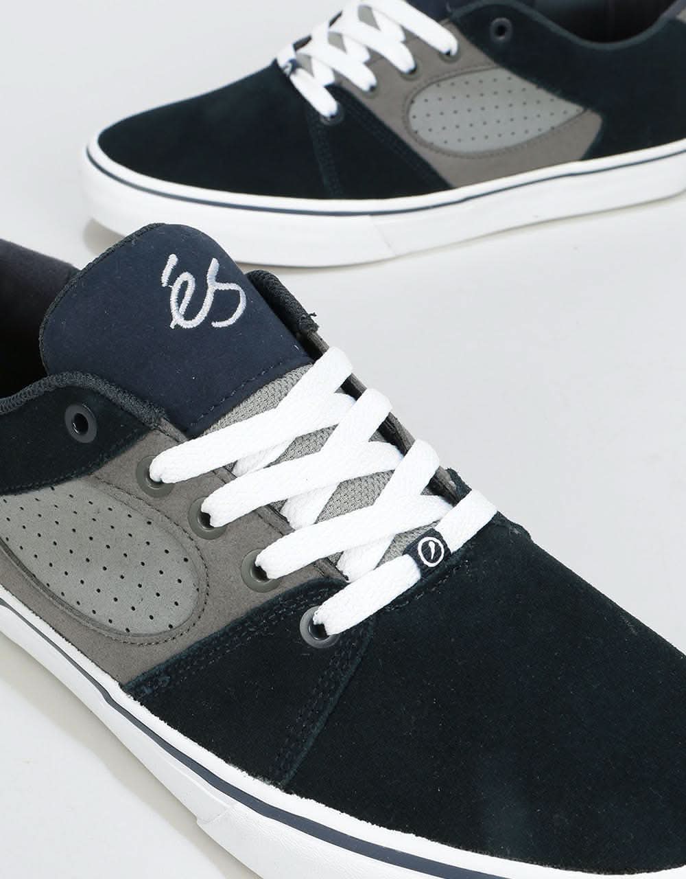 éS Square Three Skate Shoes - Navy/Grey