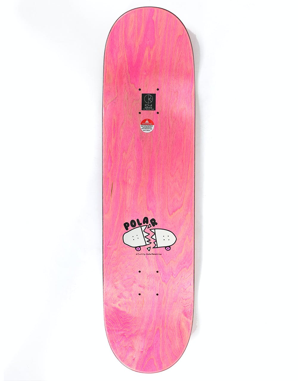 Polar Brady Bacon Hair Skateboard Deck - 8.375"