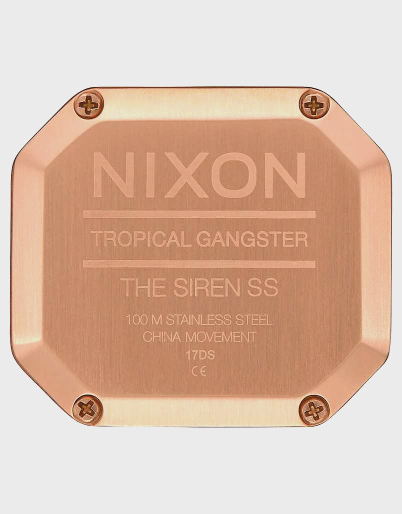 Nixon Siren SS Watch - Rose Gold/Black