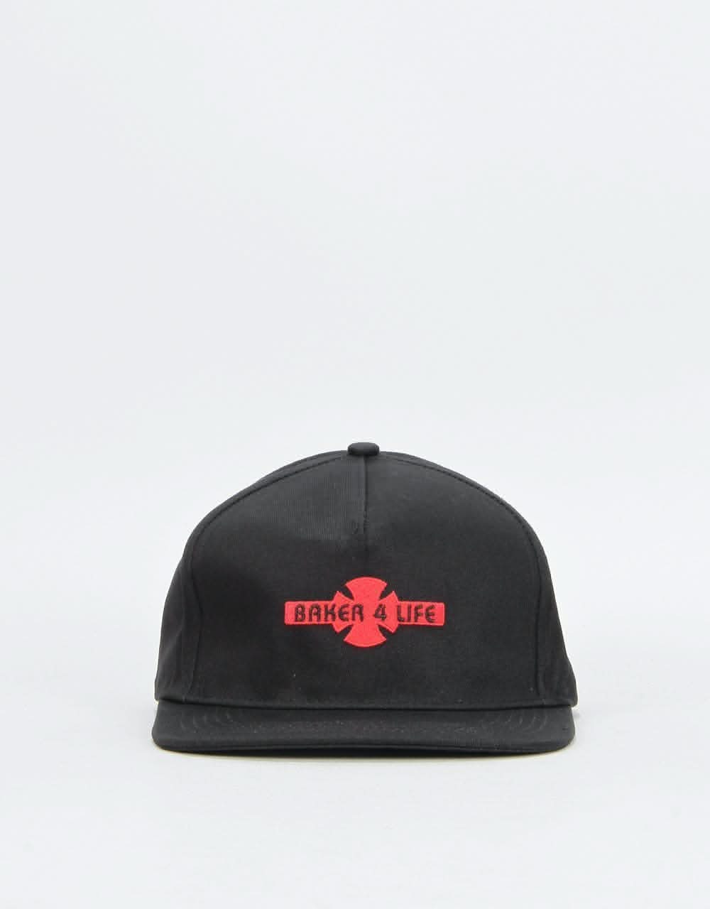 Independent x Baker 4 Life Strapback Cap - Black