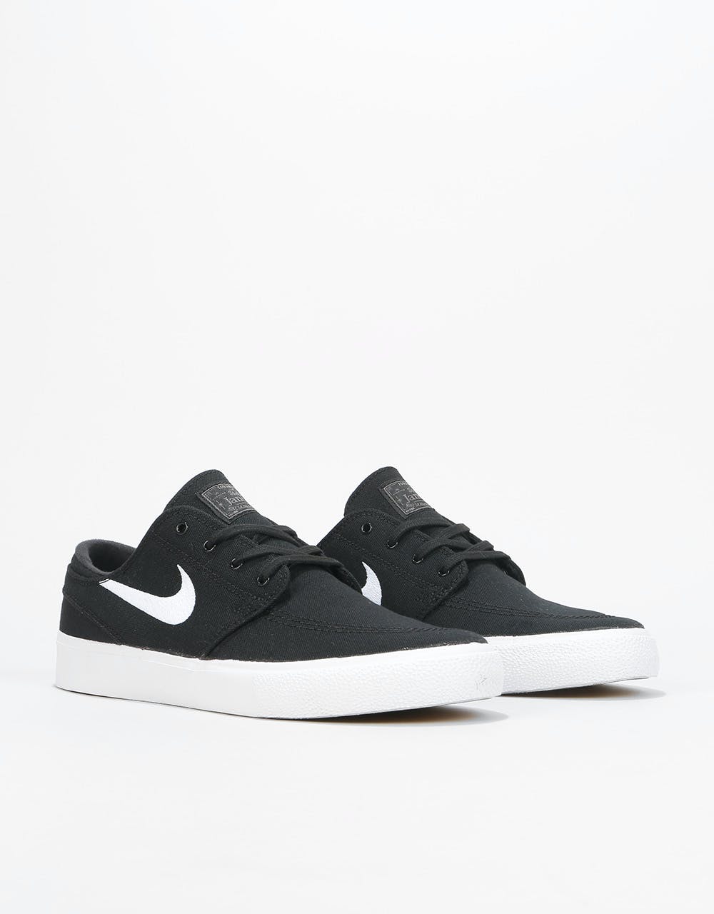 Nike SB Zoom Janoski RM Canvas Skate Shoes - Black/White-Thunder Grey