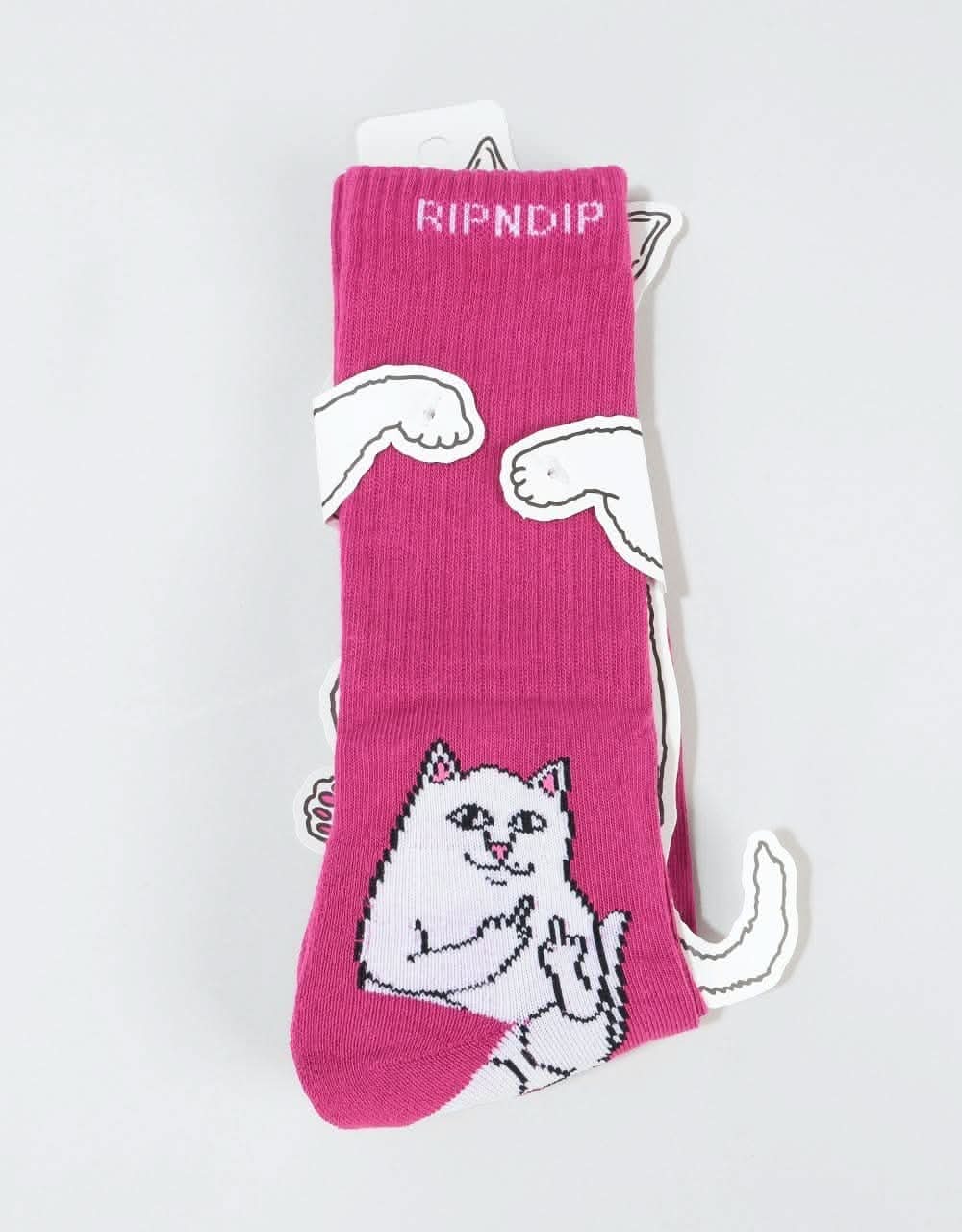 RIPNDIP Lord Nermal Socks - Wine