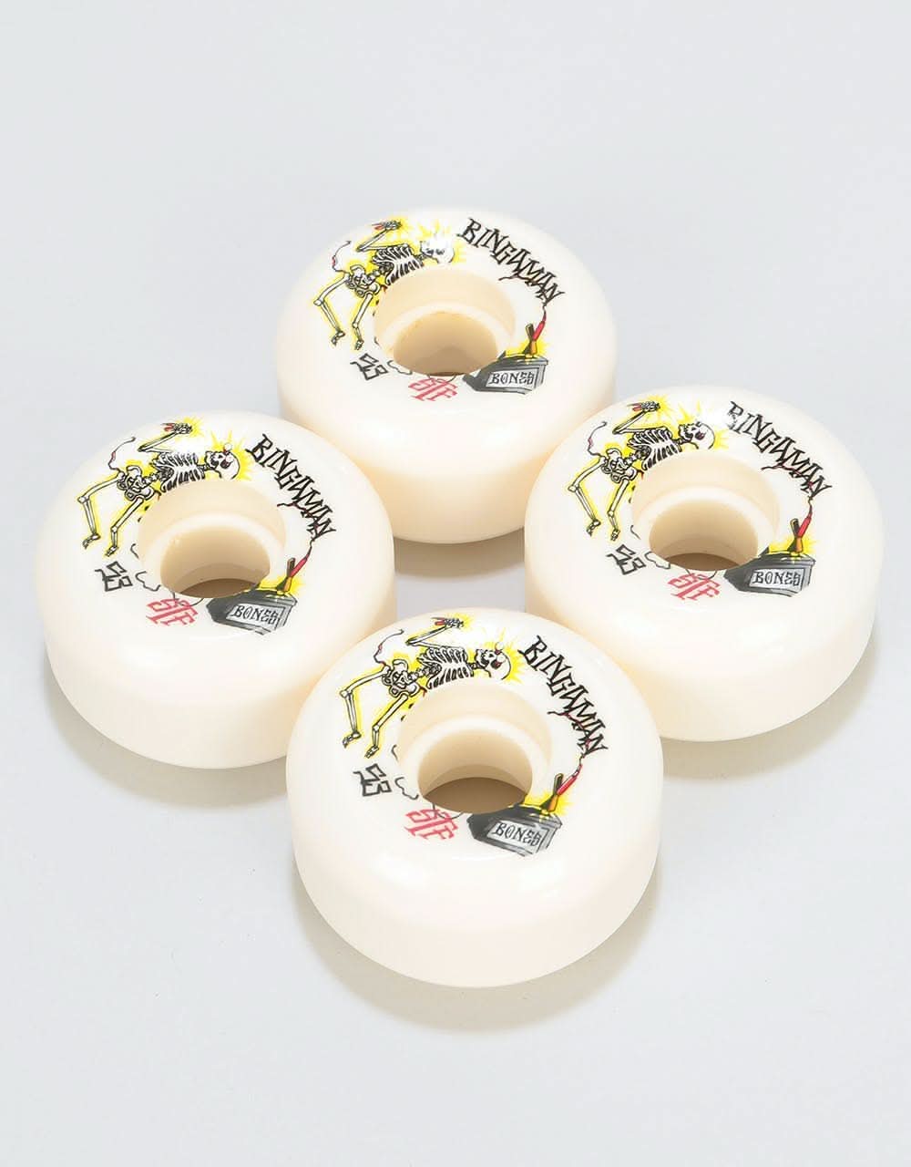 Bones Bingaman Zapped Sidecut V5 STF Skateboard Wheel - 53mm